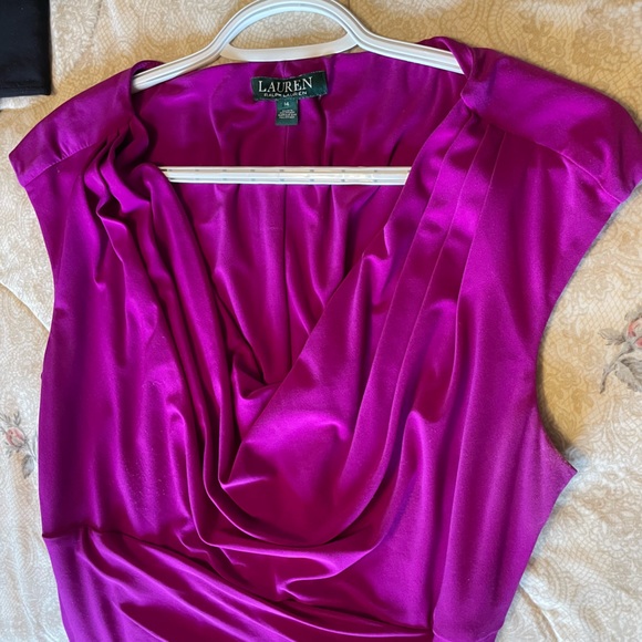 Ralph Lauren size 14 violet dress - Picture 1 of 4